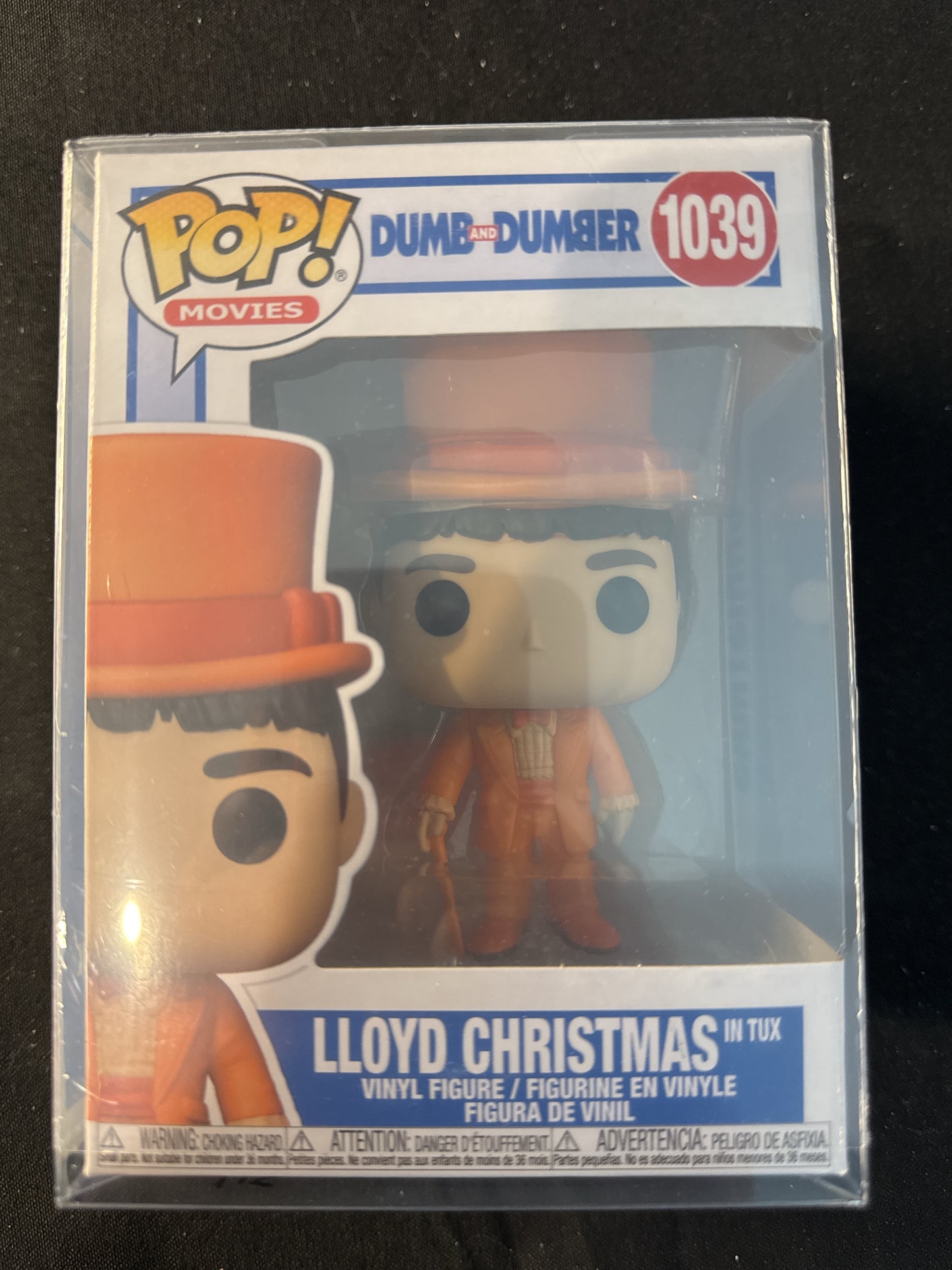 Funko Pop! Movies Dumb & Dumber #1039 Lloyd Christmas in Tux Vinyl Figure NIB Soft Case