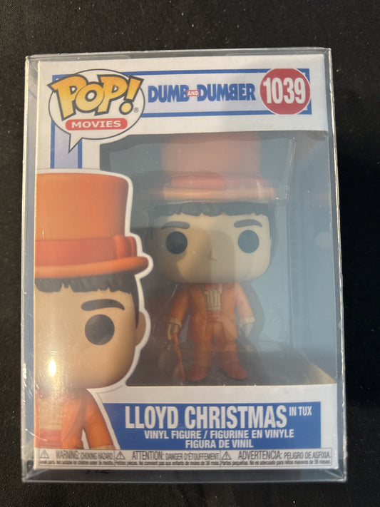 Funko Pop! Movies Dumb & Dumber #1039 Lloyd Christmas in Tux Vinyl Figure NIB Soft Case