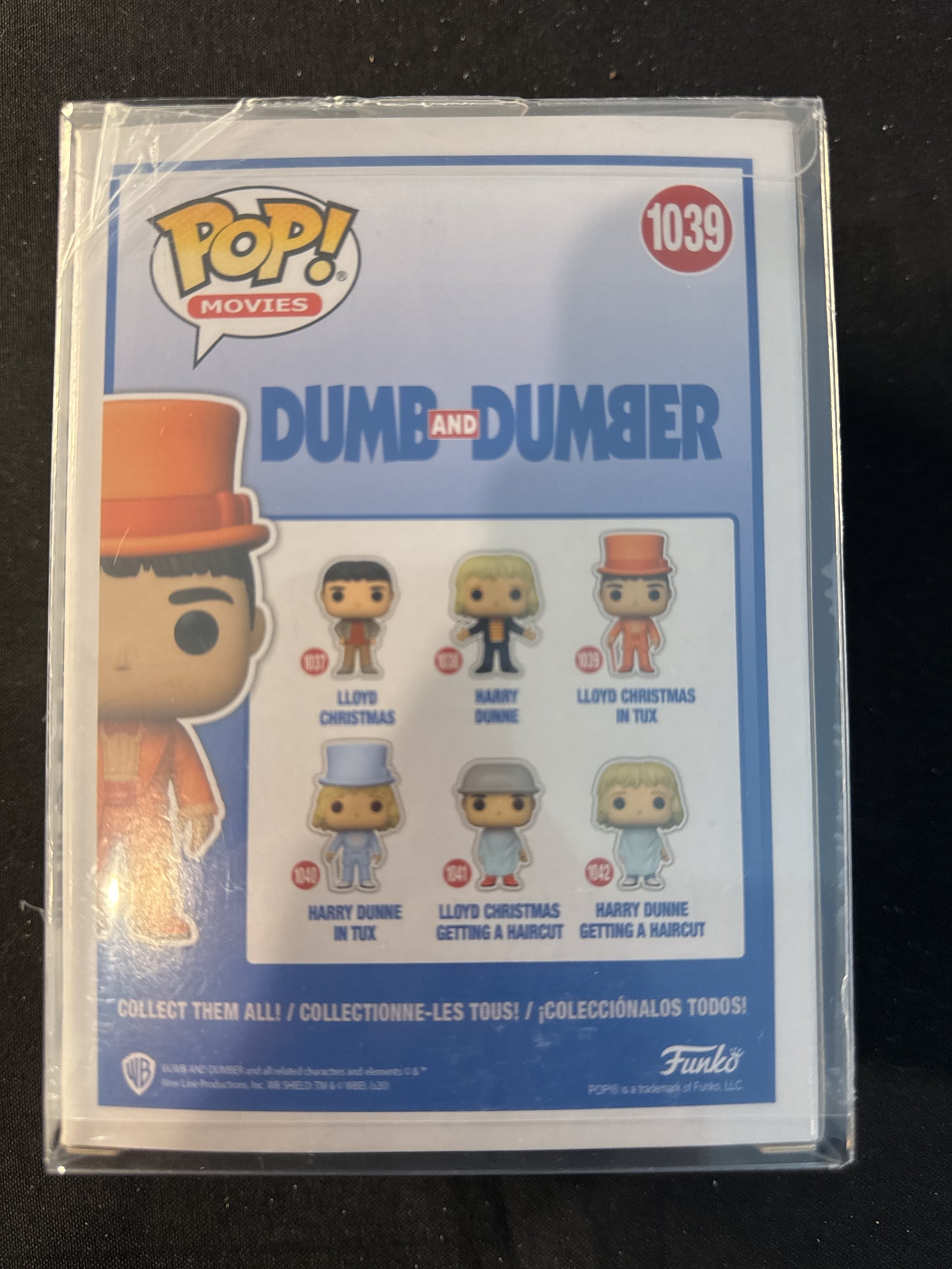 Funko Pop! Movies Dumb & Dumber #1039 Lloyd Christmas in Tux Vinyl Figure NIB Soft Case
