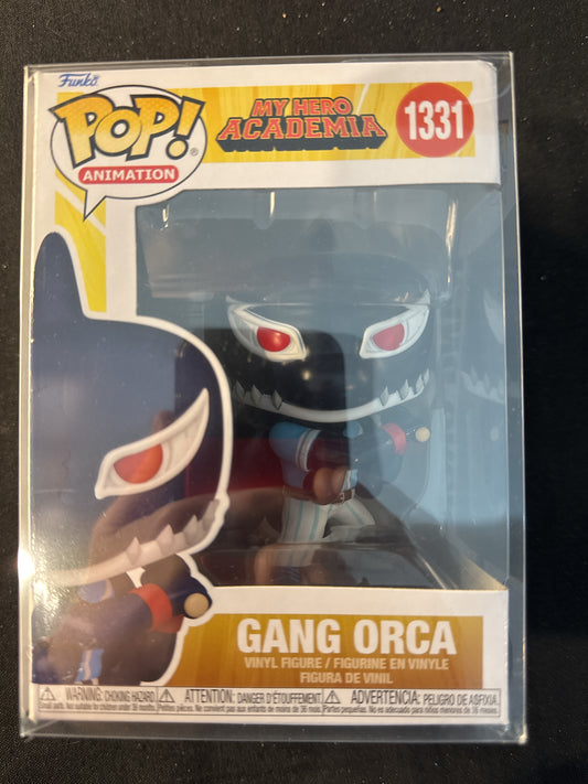 Funko Pop! My Hero Academia #1331 Gang Orca Vinyl Figure New in Box w/ Soft Case