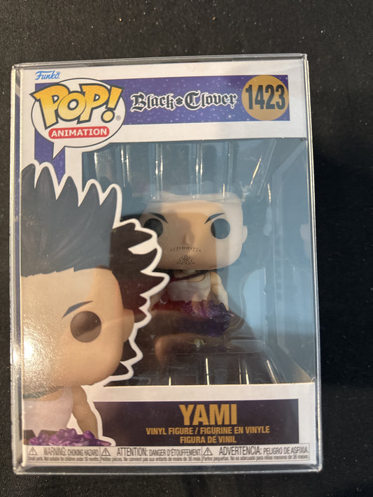 Funko Pop! Black Clover #1423 Yami Vinyl Figure New in Box w/ Soft Case