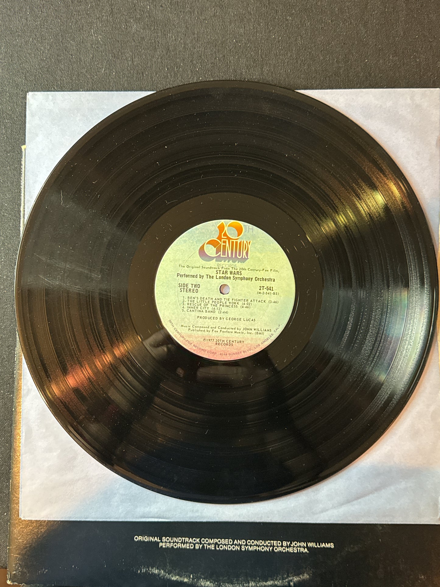 Star Wars Original Soundtrack Vinyl LP Double Album 2T-541 Excellent Condition No Poster