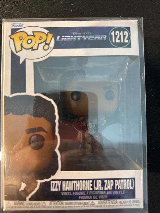 Funko Pop! Disney Pixar Lightyear #1212 Izzy Hawthorne (Jr. Zap Patrol) NIB w/ Soft Case