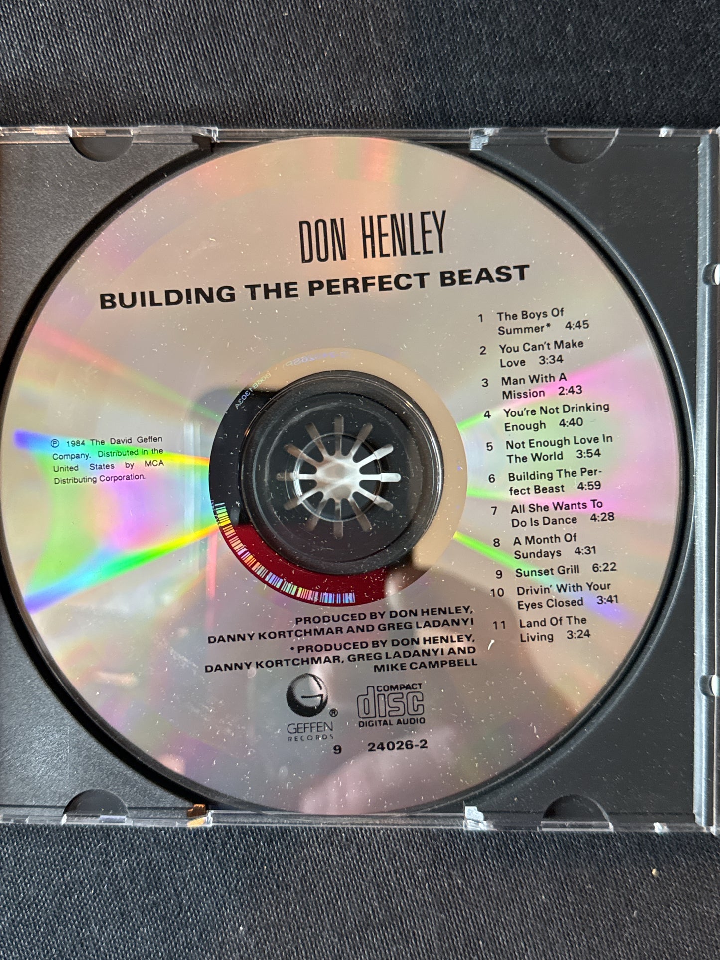Don Henley Building The Perfect Beast CD