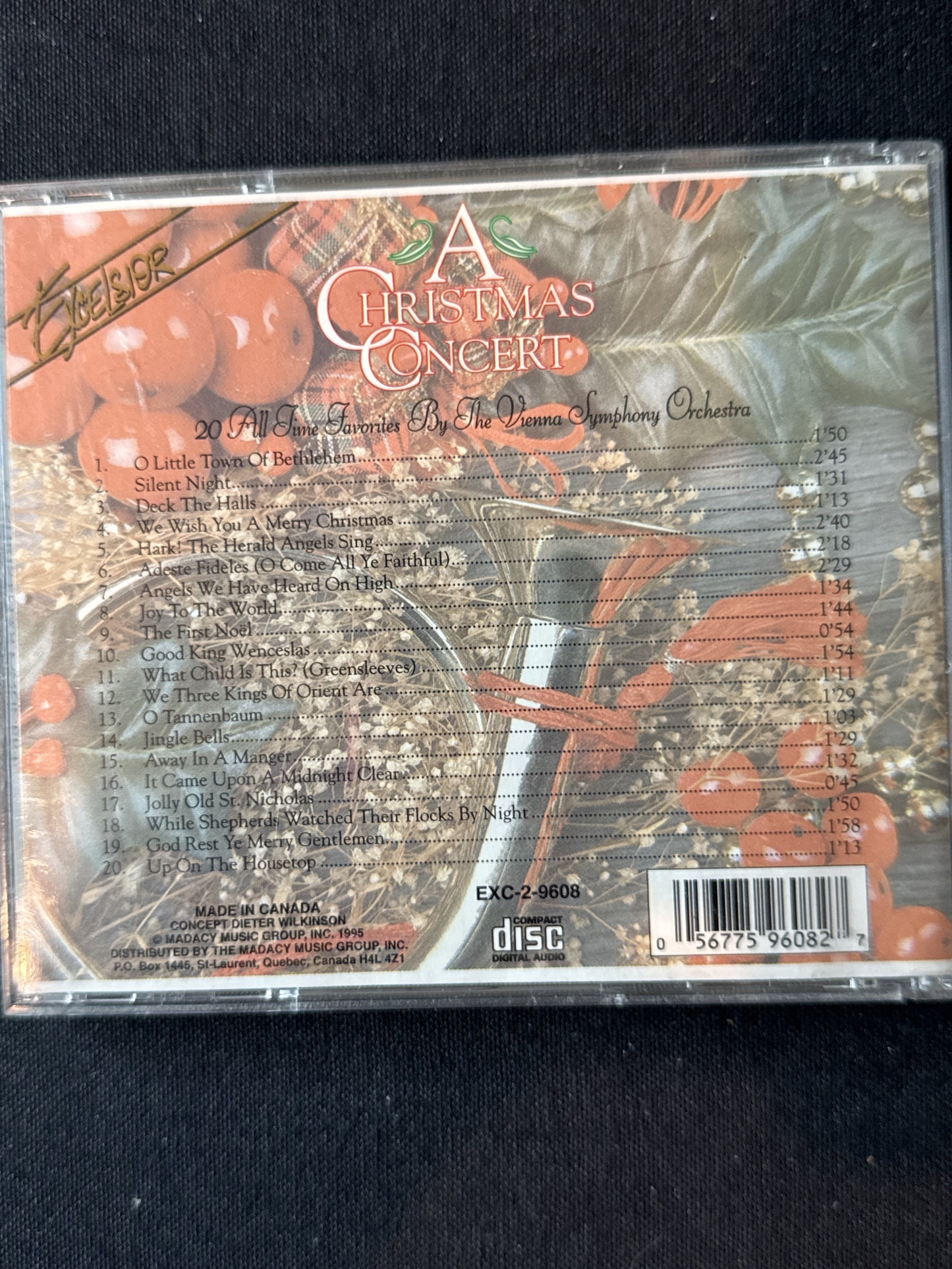 A Christmas Concert 20 All Time Favorites By The Vienna Symphony Orchestra CD