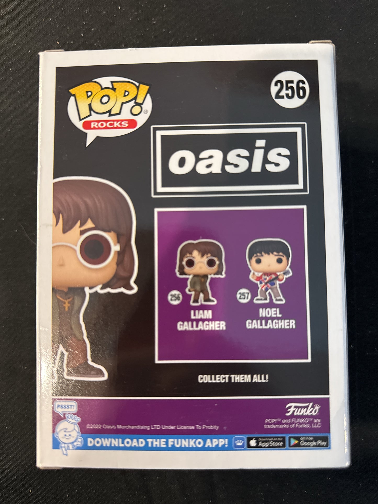 Funko Pop! Rocks Oasis #256 Liam Gallagher Vinyl Figure New in Box