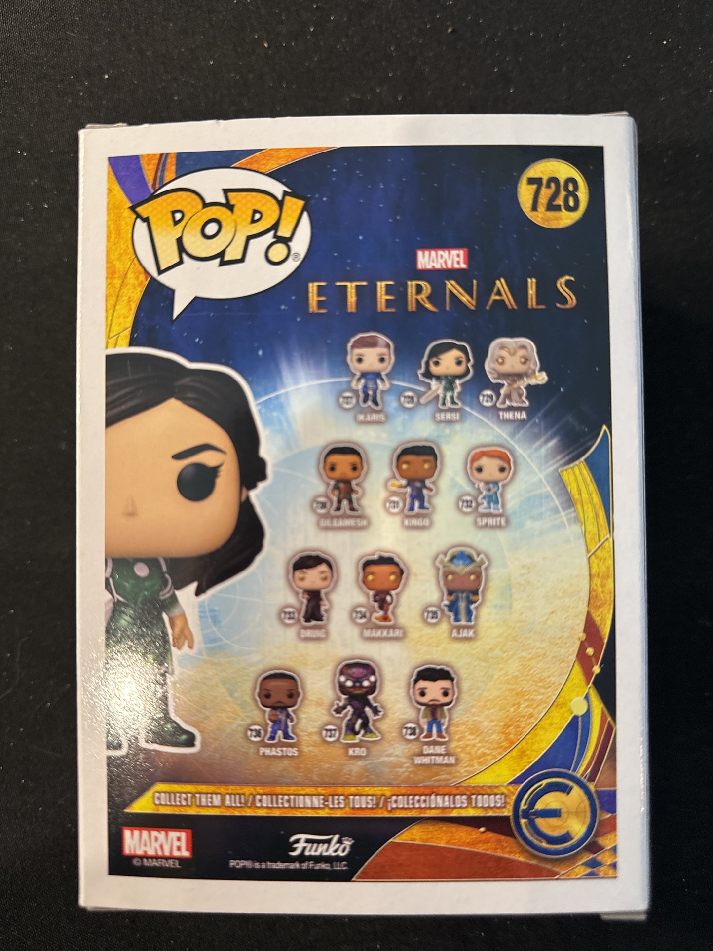 Funko Pop! Marvel Eternals #728 Sersi Bobble Head New in Box