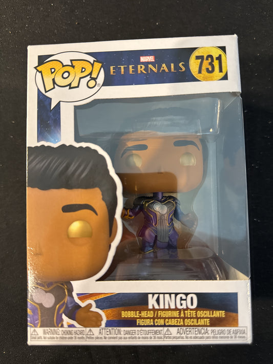 Funko Pop! Marvel Eternals #731 Kingo Bobble Head New in Box