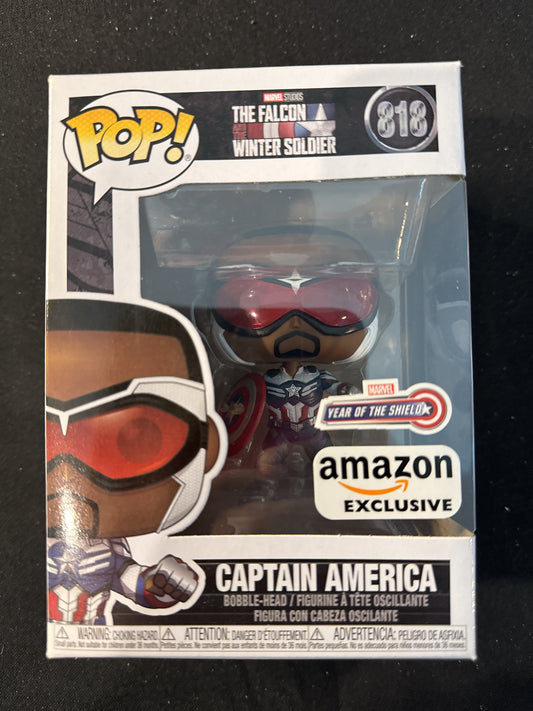 Funko Pop! Marvel The Falcon & The Winter Soldier Captain America #818 New in Box