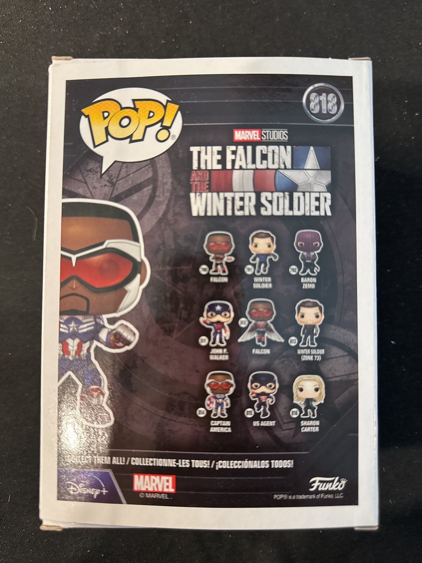 Funko Pop! Marvel The Falcon & The Winter Soldier Captain America #818 New in Box