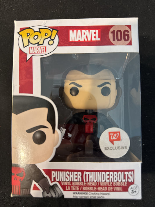 Funko Pop! Marvel #106 Punisher (Thunderbolts) Bobble Head Walgreen Excl. New in Box