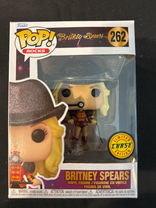 Funko Pop! Rocks Britney Spears Vinyl Figure #262 New in Box Chase Edition
