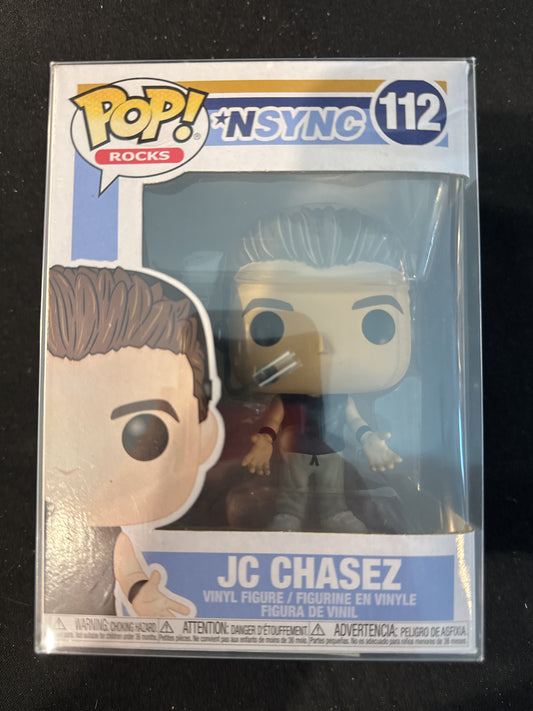 Funko Pop! Rocks N'Sync #112 JC Chasez Vinyl Figure New in Box w/ Soft Case