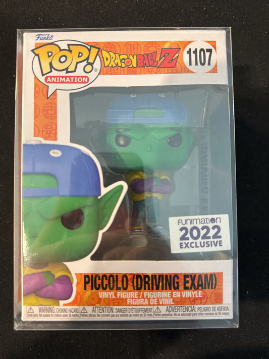 Funko Pop! Dragonball Z #1107 Piccolo (Driving Exam) Vinyl Figure New in Box w/ Soft Case