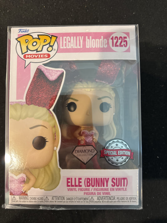 Funko Pop! Movies Legally Blonde #1225 Elle (Bunny Suit) Vinyl Figure NIB w/ Soft Case