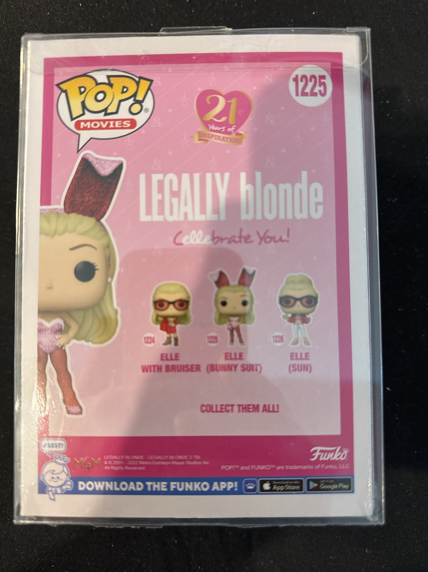Funko Pop! Movies Legally Blonde #1225 Elle (Bunny Suit) Vinyl Figure NIB w/ Soft Case
