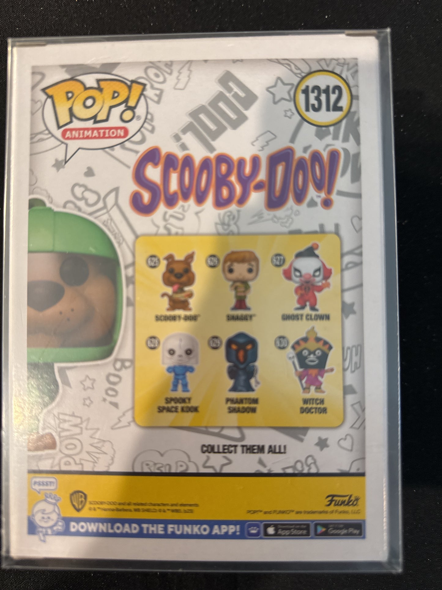Funko Pop! Scooby-Doo #1312 Scooby-Doo in Scuba Outfit Vinyl Figure NIB w/ Soft Case