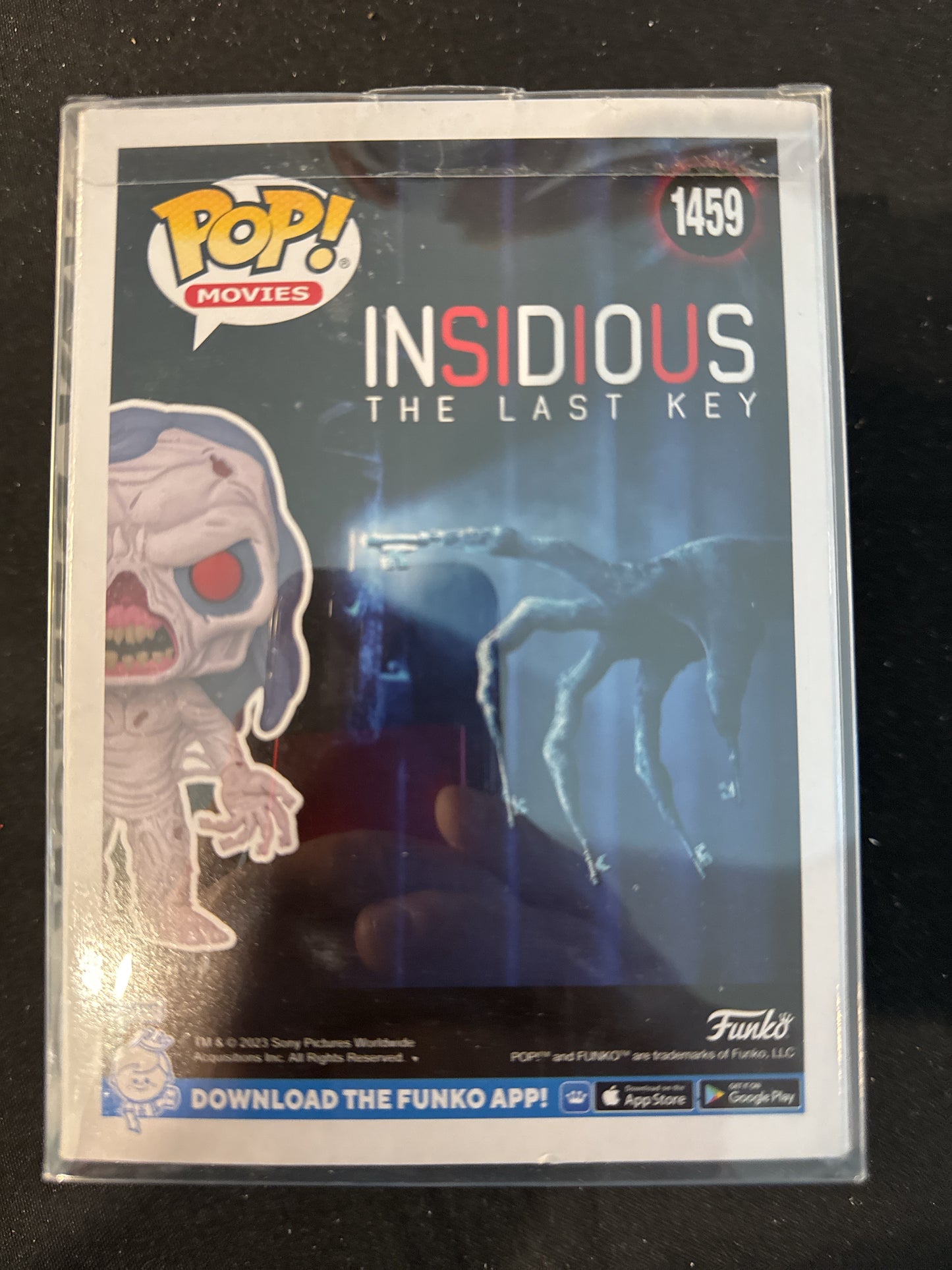 Funko Pop! Insidious The Last Key #1459 Key Demon Vinyl Figure New in Box w/ Soft Case