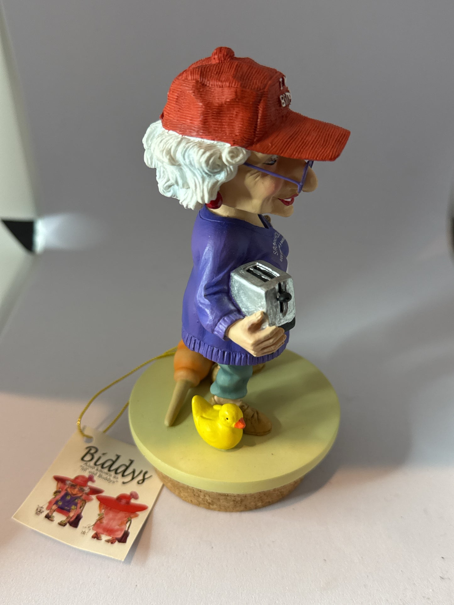 Biddy's Vintage 2004 Westland Giftware Goddess of Shopaholic Bobblehead Figurine 5.25" Tall