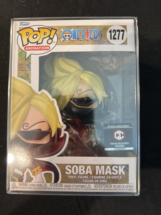 Funko Pop! OnePiece #1277 Soba Mask Vinyl Figure New in Box w/ Soft Case
