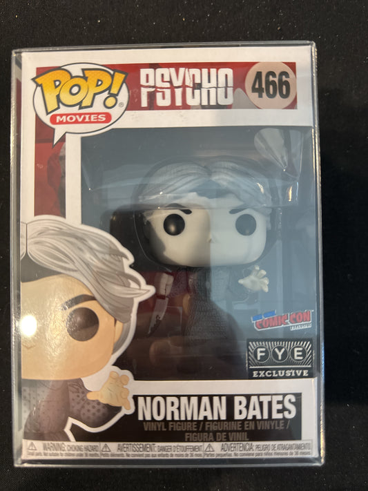 Funko Pop! Psycho #466 Norman Bates Vinyl Figure New in Box w/ Soft Case