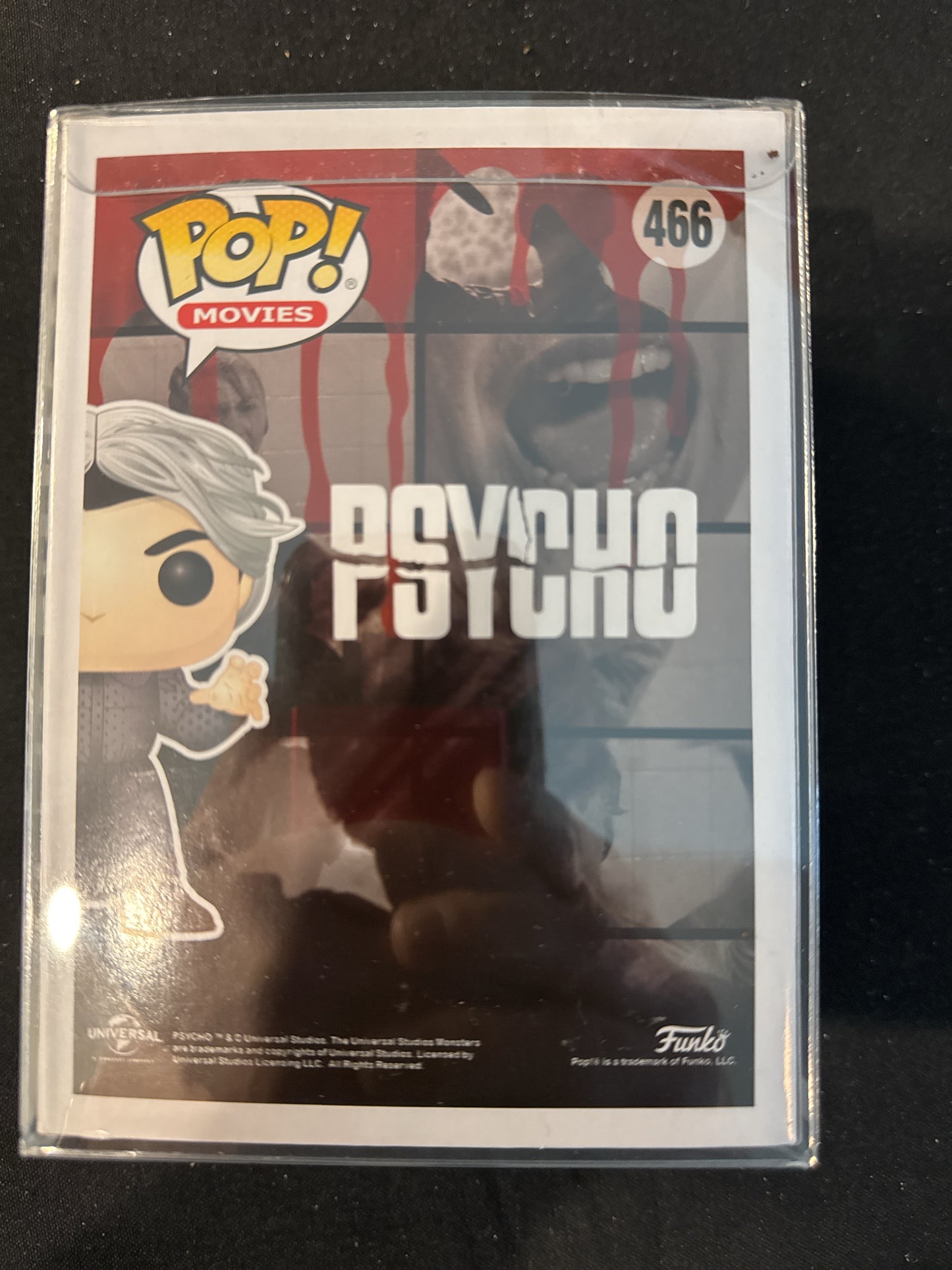 Funko Pop! Psycho #466 Norman Bates Vinyl Figure New in Box w/ Soft Case