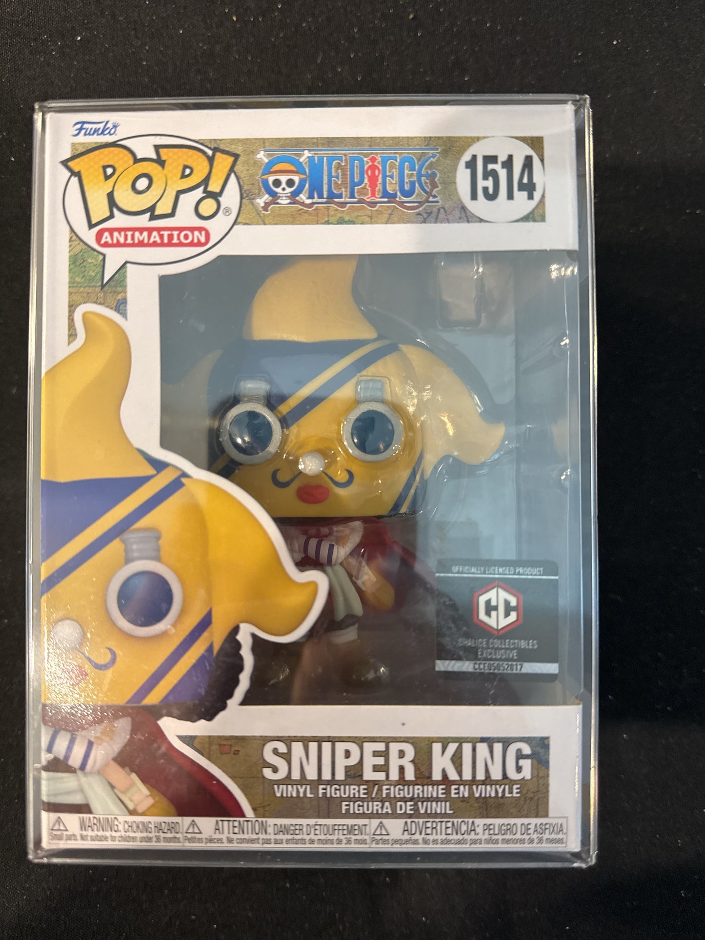 Funko Pop! OnePiece #1514 Sniper King Vinyl Figure New in Box w/ Soft Case