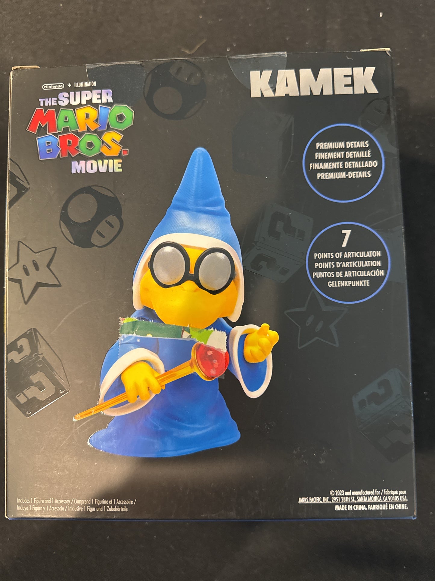 Rare Super Mario Bros. Movie Collectible Figure - Kamek - Limited Edition New in Box