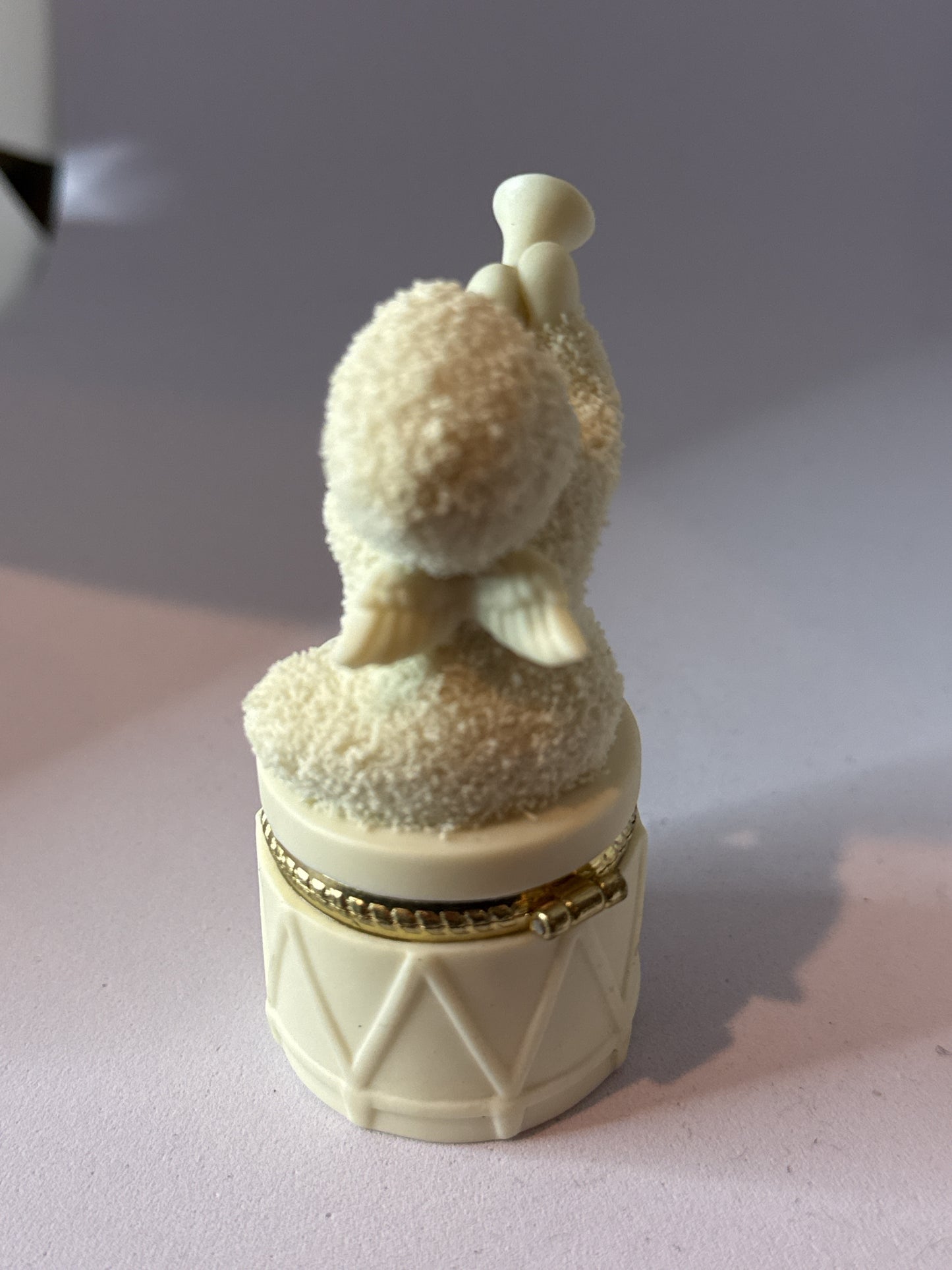 Dept. 56 Snowbaby Trinket Keepsake Box "Celebrate" w/ Original Box