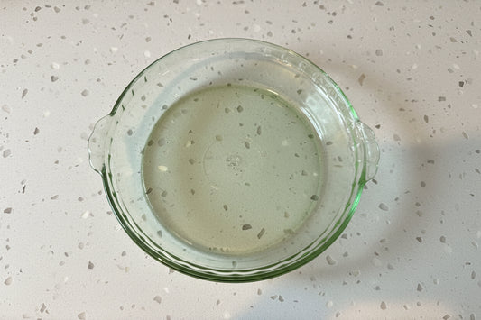 Martha Stewart Everyday 9.5" Clear Glass Pie Plate/Dish/Bakeware