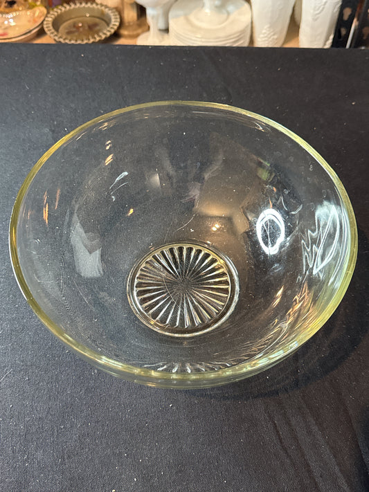Large Glass Bowl 9" Wide x 4" Tall