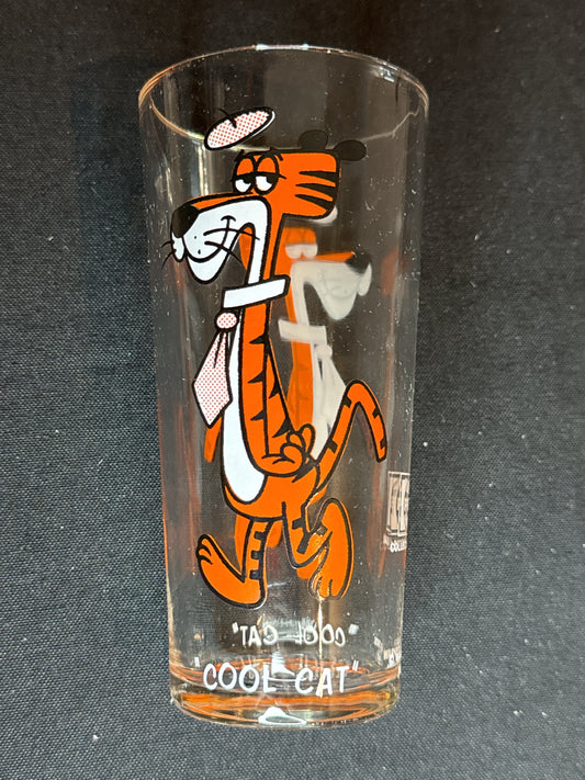 Vintage 1973 Cool Cat Looney Tunes Pepsi Collectors Series Warner Bros. Drinking Glass 6.25" Tall