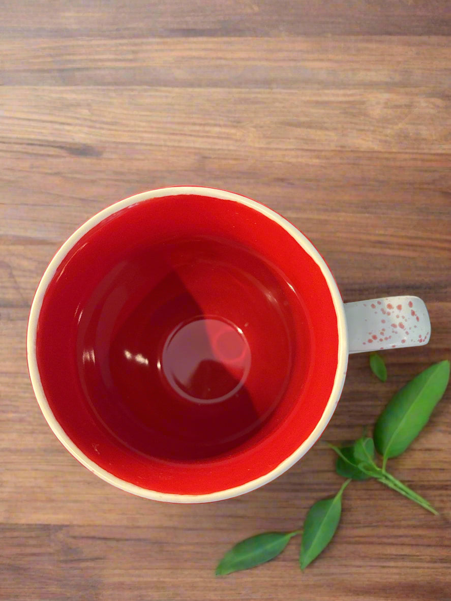 Spectrum Designz Love Coffee Cup Mug Red Interior 4.5" Tall New