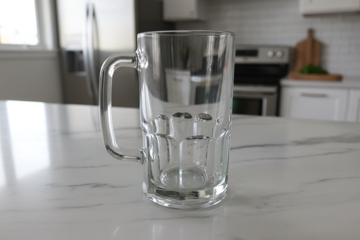 Anchor Hocking 20oz Glass Beer Mug 6.25" Tall