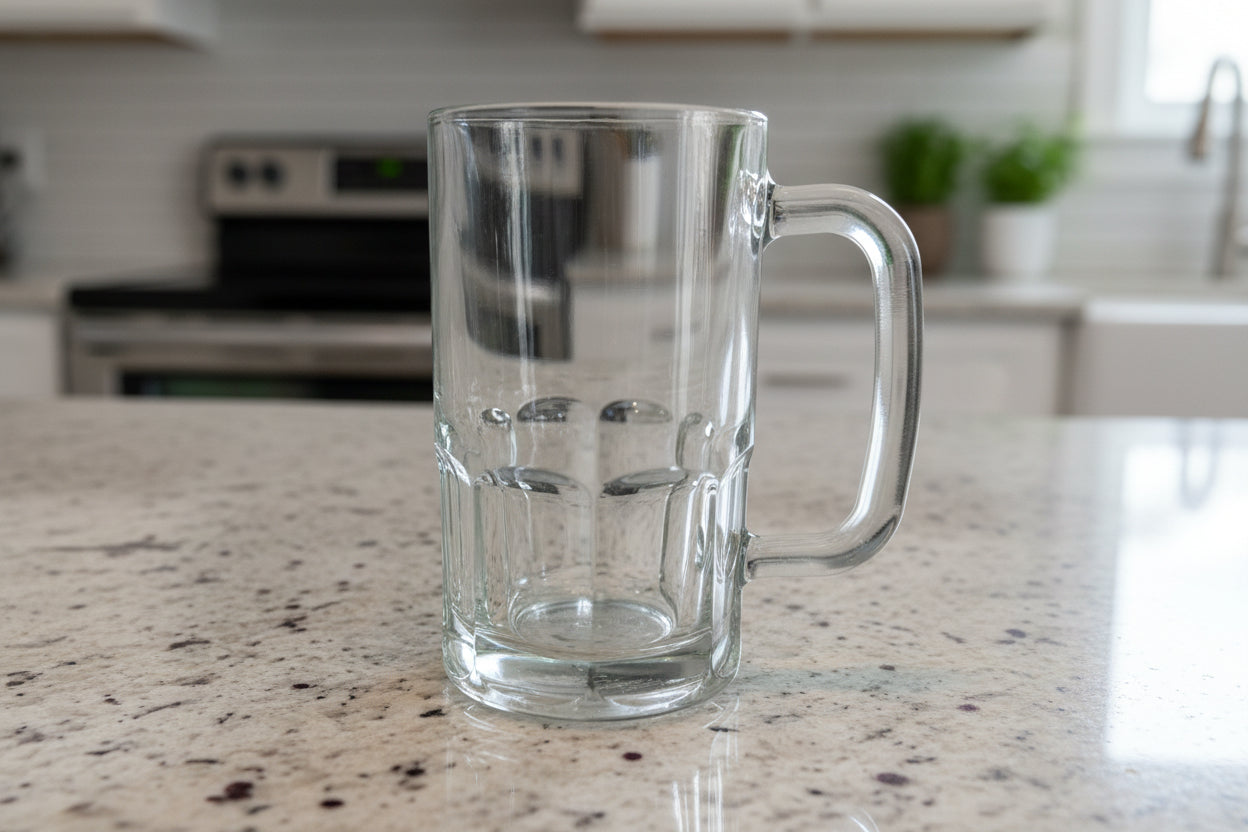 Anchor Hocking 20oz Glass Beer Mug 6.25" Tall