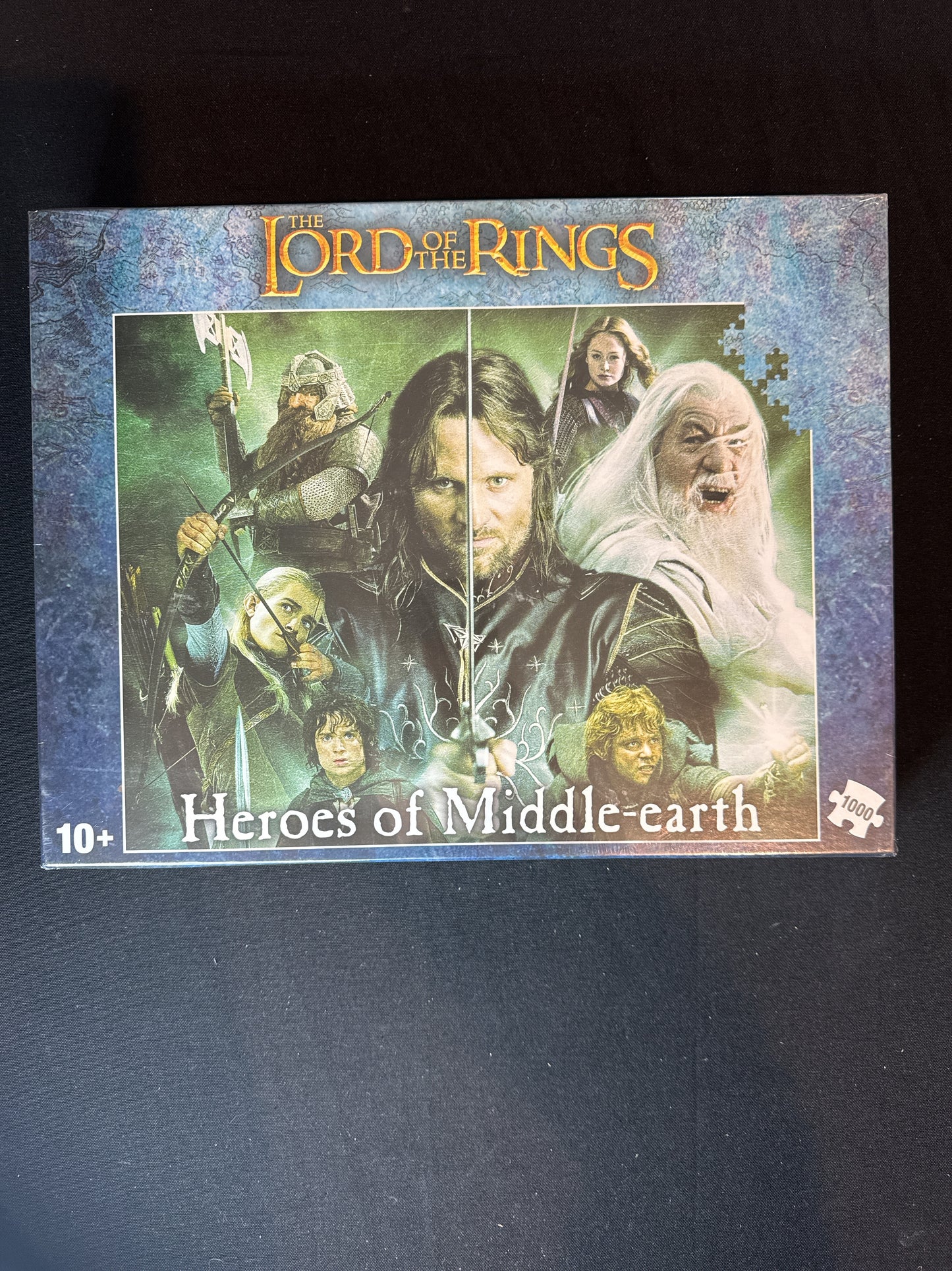 Lord of the Rings Heroes of Middle-Earth 1000 Piece Puzzle New Sealed in Plastic