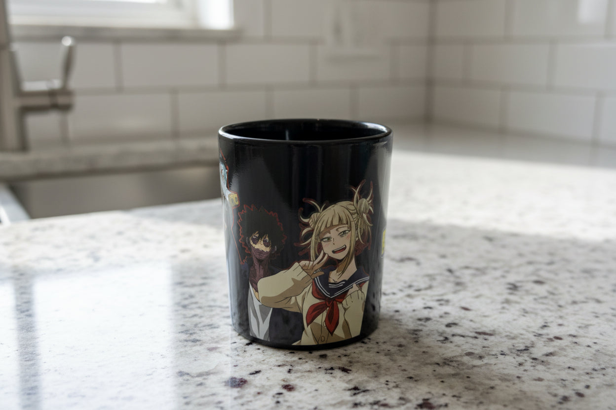My Hero Academia Villains Heat Reveal Coffee Cup Mug 4.25" Tall