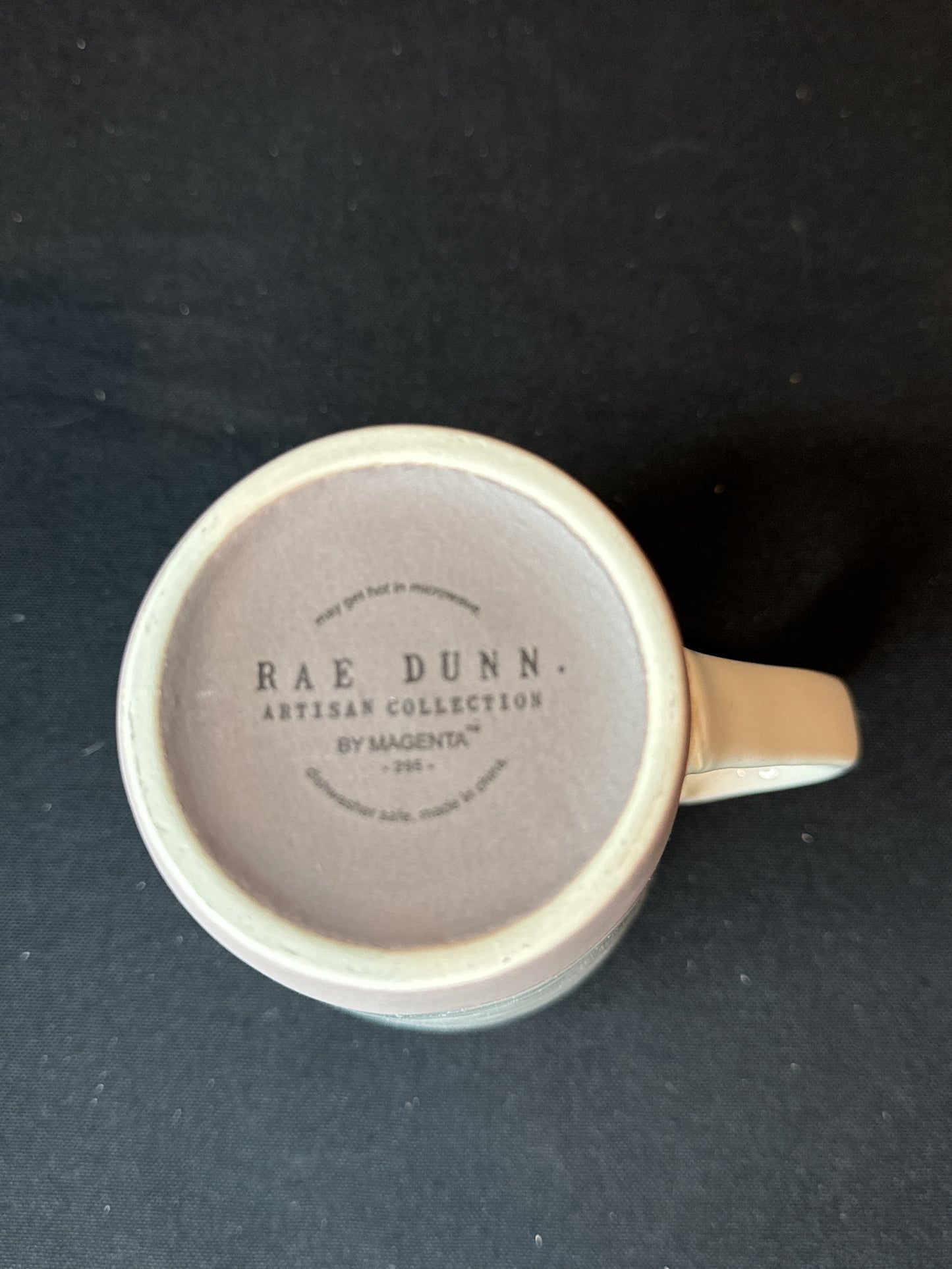 New Release Script Font Rae Dunn White Ceramic Coffee Mug "ENJOY" 16oz 5" Tall