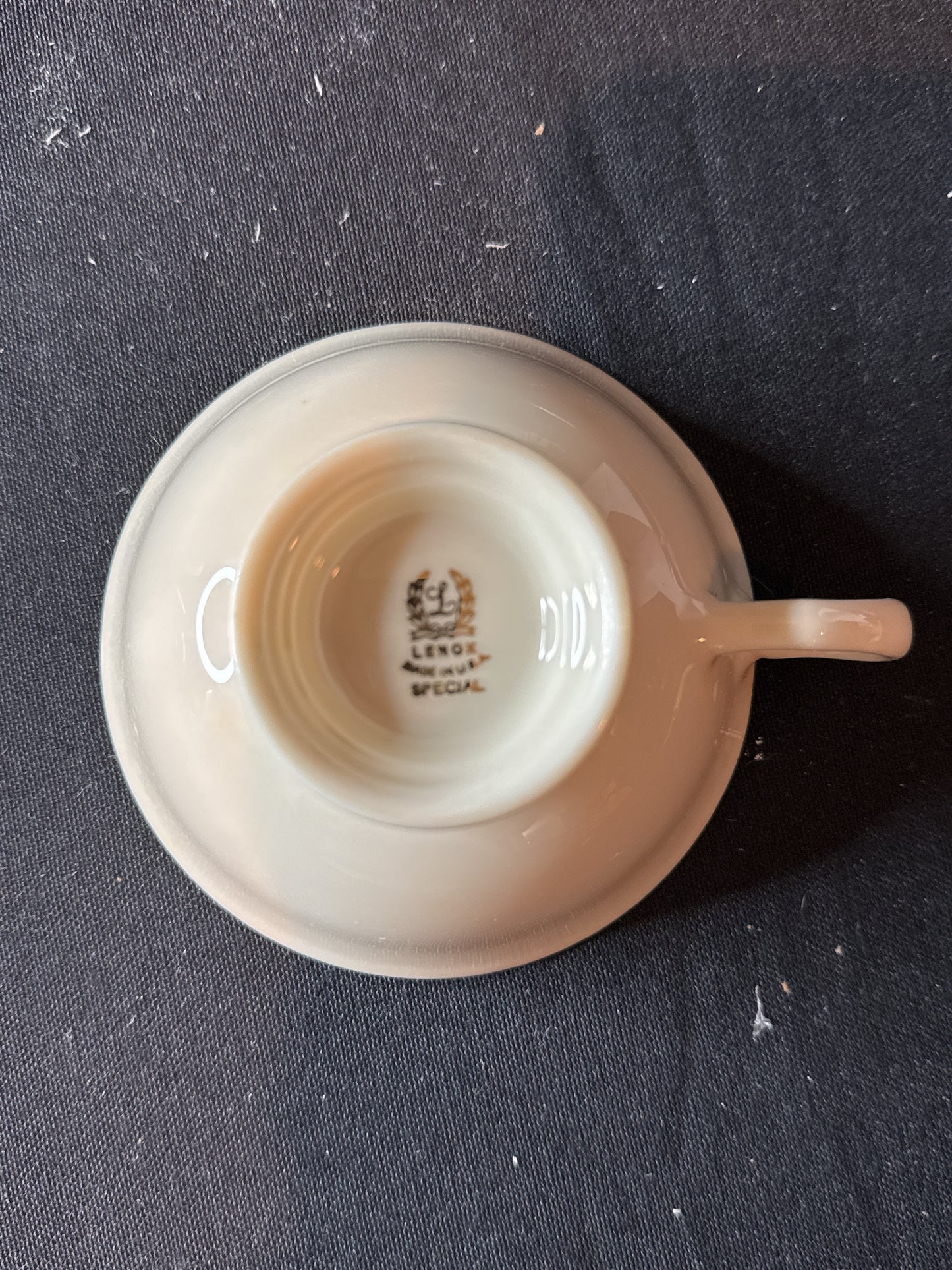 Lenox Special Tea Cup 4" Across Rim x 2" Tall