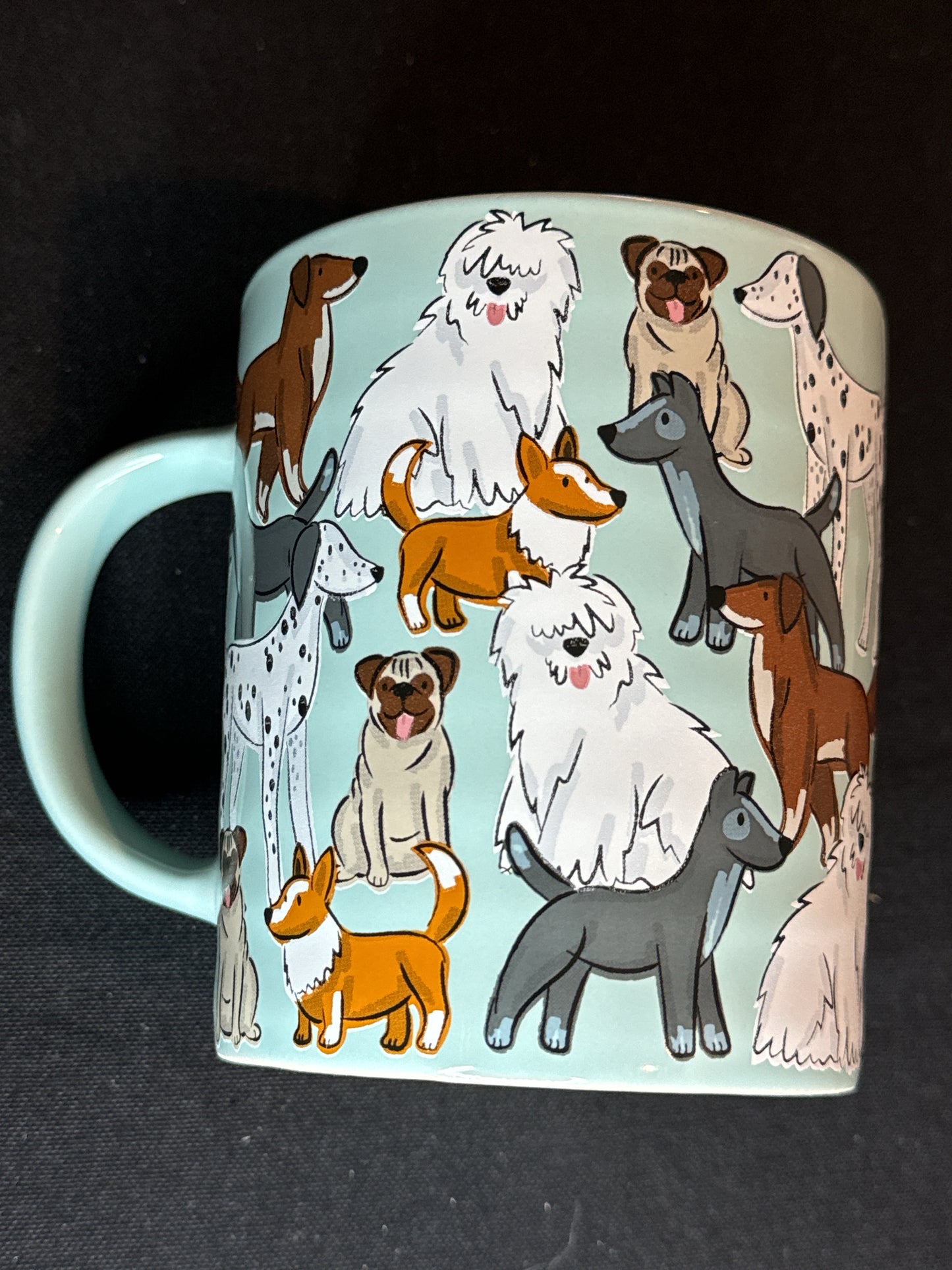 Large Dog Breed Oversized Coffee Mug by Fig & Fern. New Inventory 4.5" Tall 20oz