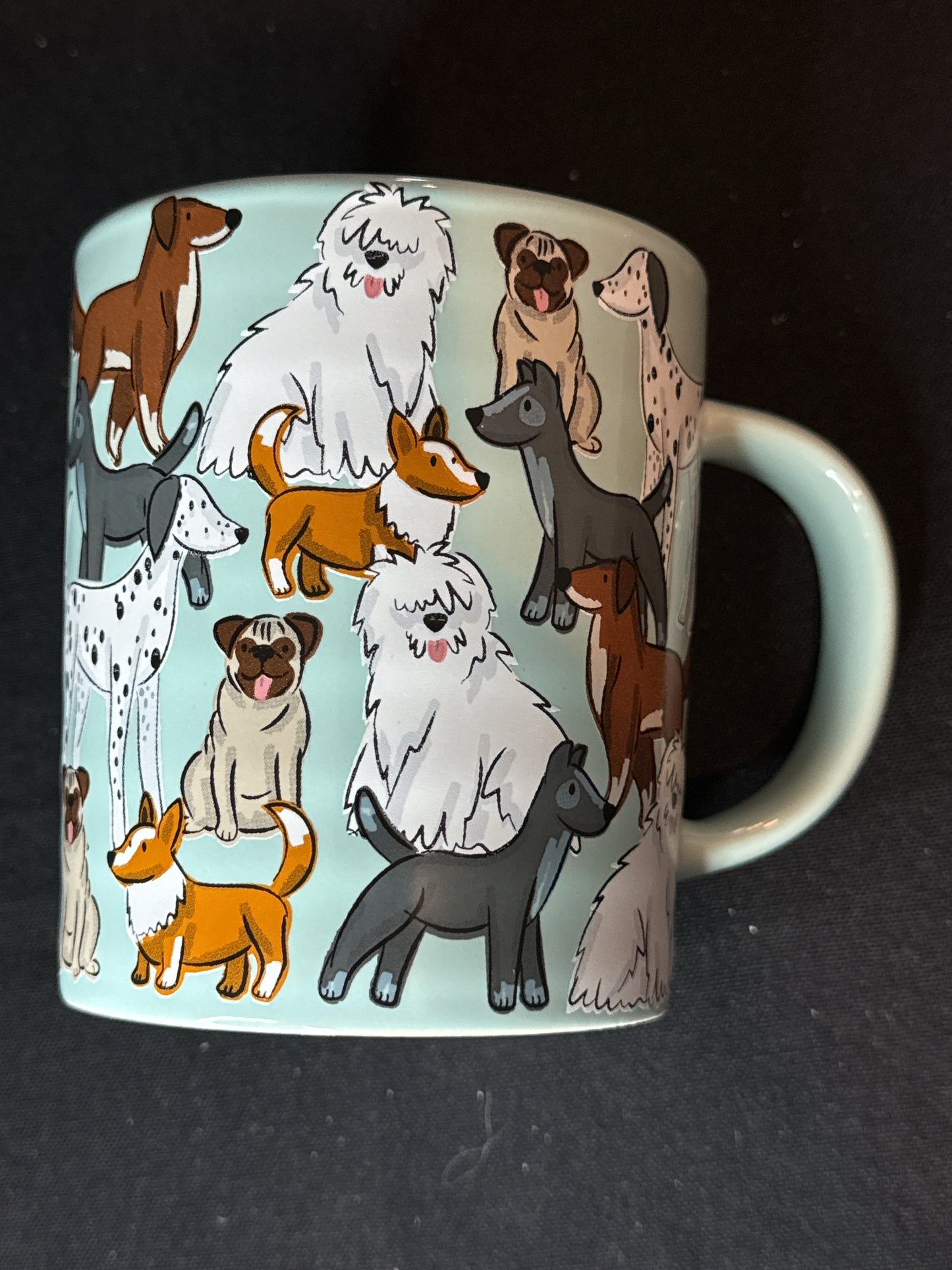 Large Dog Breed Oversized Coffee Mug by Fig & Fern. New Inventory 4.5" Tall 20oz