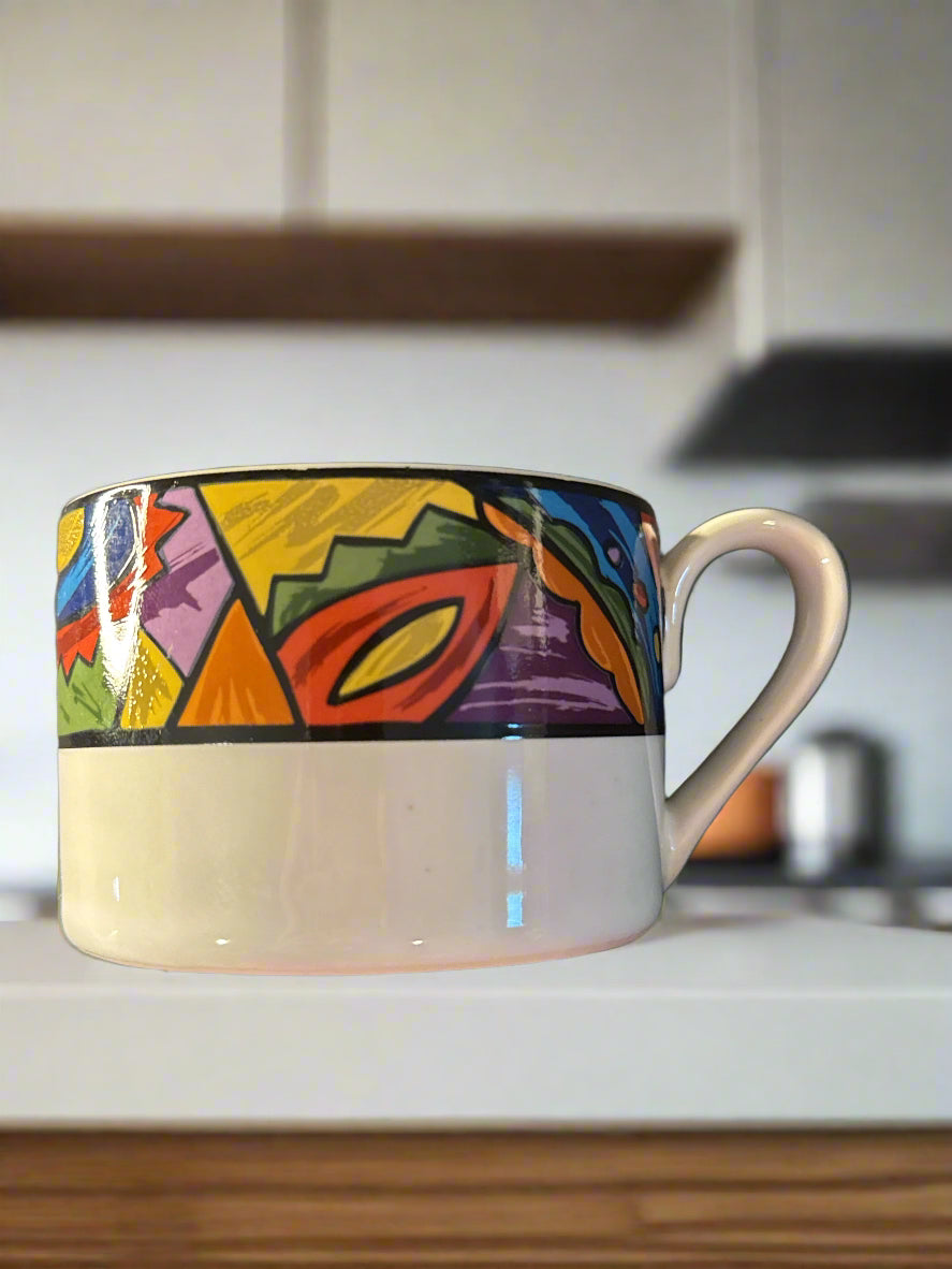 Signature Rialto Brights Espresso Coffee Mug Cup 2 3/8" Tall