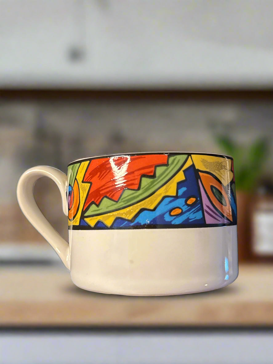 Signature Rialto Brights Espresso Coffee Mug Cup 2 3/8" Tall