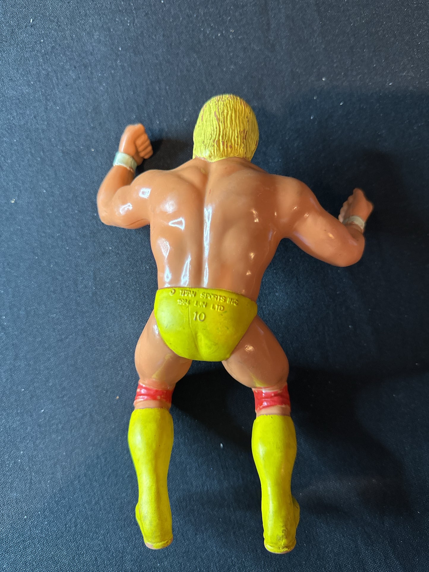 Vintage Hulk Hogan WWF/WWE Rubber LJN Wrestling Figure 1984 Original 8" Tall H