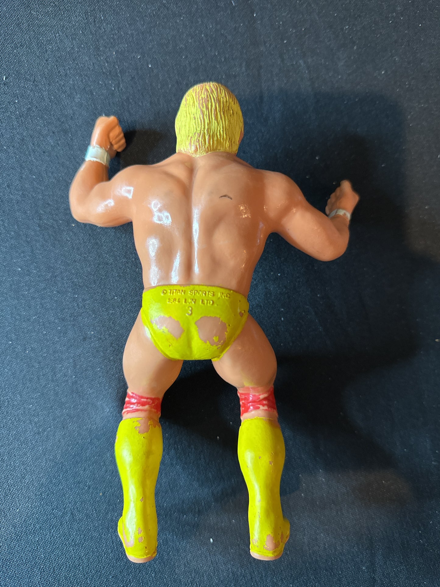 Vintage Hulk Hogan WWF/WWE Rubber LJN Wrestling Figure 1984 Original 8" Tall I
