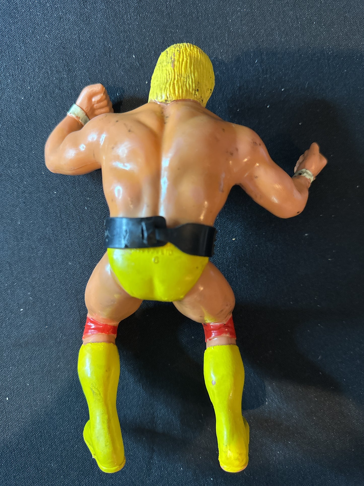 Vintage Hulk Hogan WWF/WWE Rubber LJN Wrestling Figure 1984 Original w/ Belt 8" Tall M