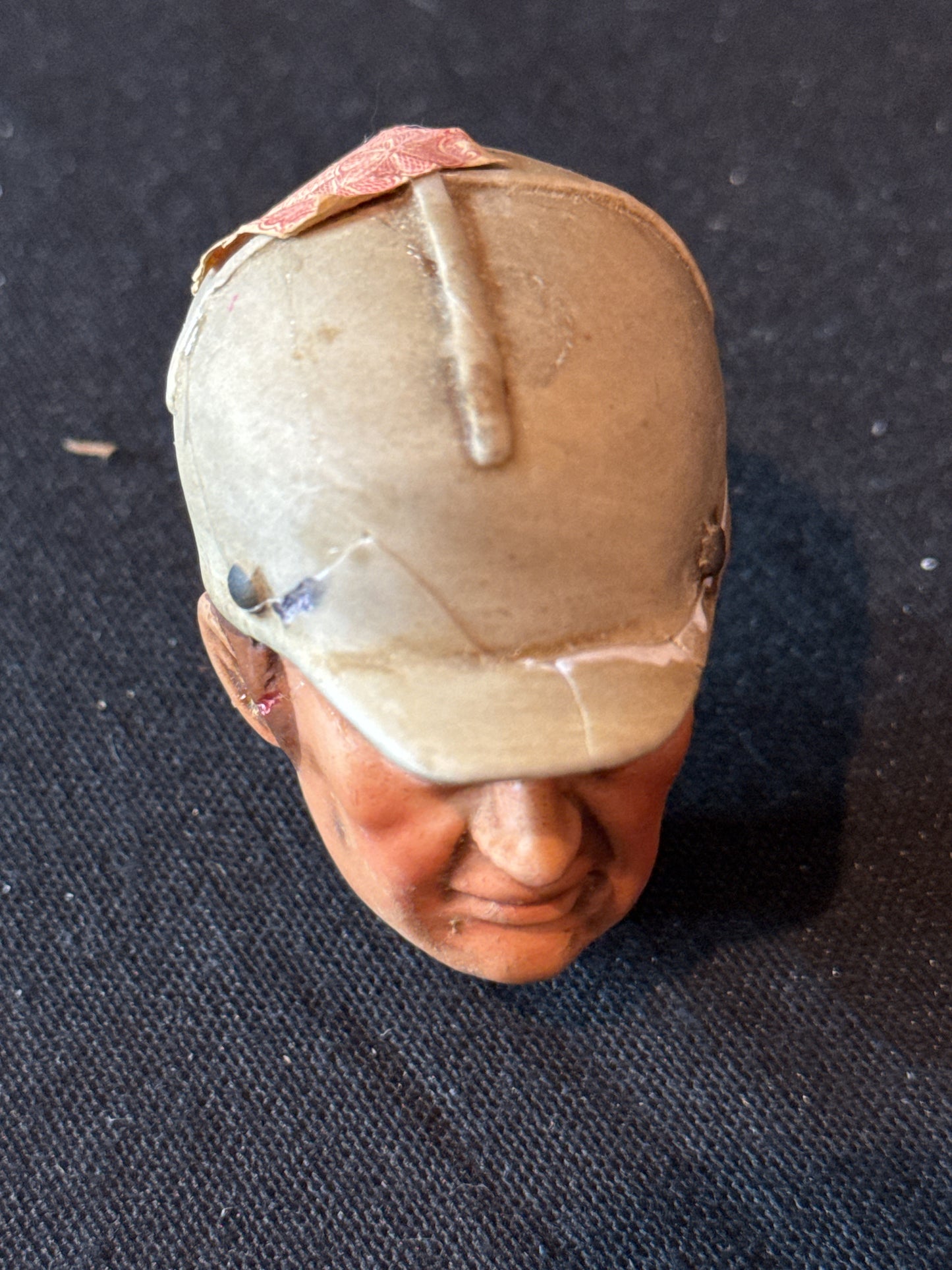 Old Bardstown Surface Miner Decanter Hat Repaired 13.5" Tall
