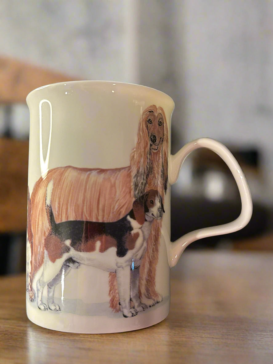 Roy Kirkham Dogs Galore 2005 Coffee Cup Mug 4 1/8" Tall 8oz
