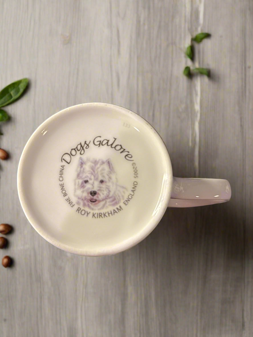 Roy Kirkham Dogs Galore 2005 Coffee Cup Mug 4 1/8" Tall 8oz