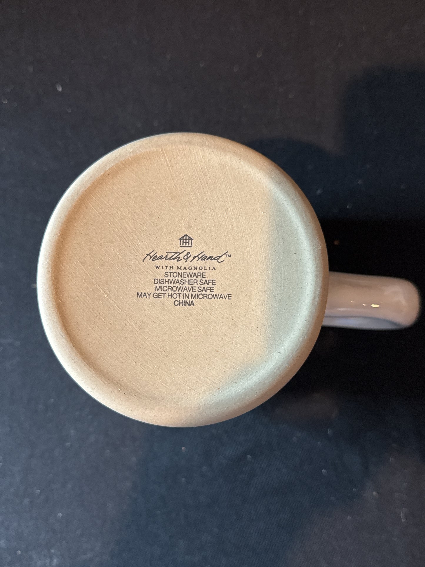 Hearth & Hand Magnolia Stoneware Get After It Coffee Cup Mug 4 1/8" Tall